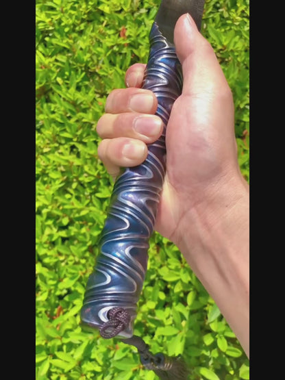 Handcrafted Full Tang Sword  One-piece Embroidered Spring Knife ~ Soul Devourer
