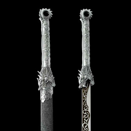 Handcrafted Full Tang Sword With 1065 Carbon Steel Blade Tang Hengdao ~Qingming