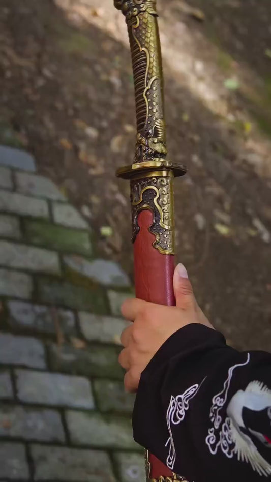Embroidered Spring Knife~Shuanglong