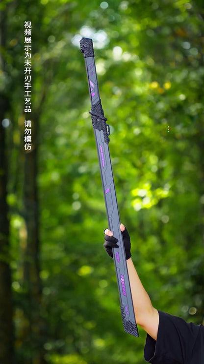Cyberpunk Tactical Tang Dao | Full Tang High Manganese Steel Tactical Kydex Sheath 105cm