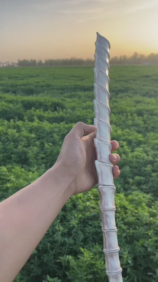 Handcrafted Organic "Exoskeleton" Tanto – Innovative 3D-Articulated Short Sword (55cm) Sharp