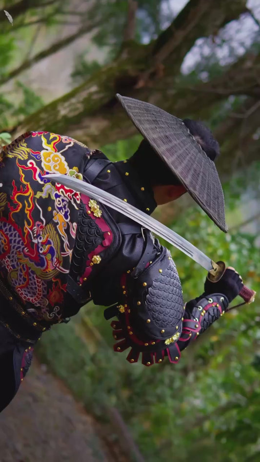 Copper-clad Ming official sword ~ Demon-suppressing [Dragon and Phoenix Sandalwood Style](SHARP)